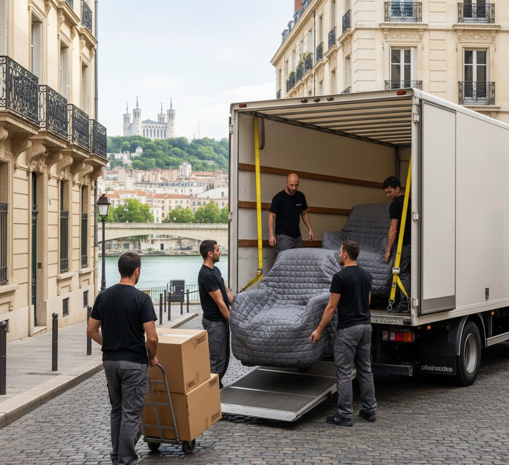 Déménagement à Couzon-au-Mont-d’Or avec camion et équipe