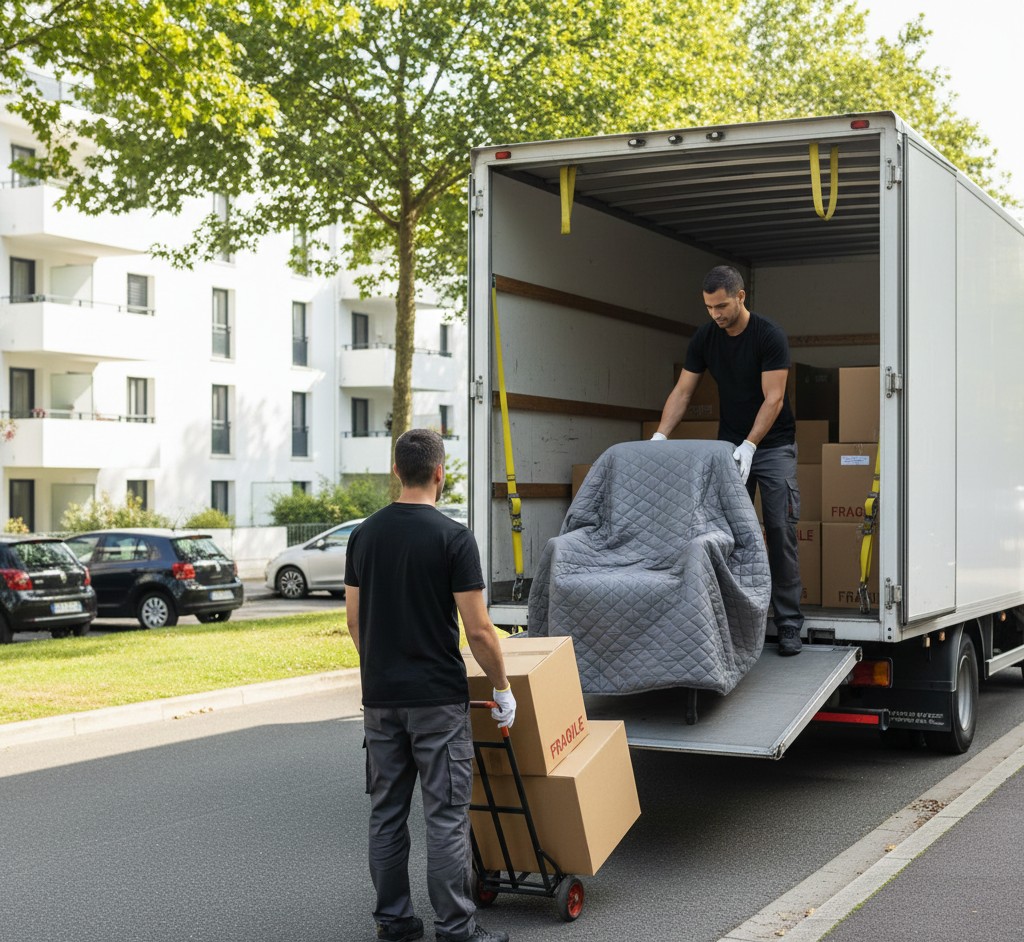Déménagement à Écully avec camion et équipe