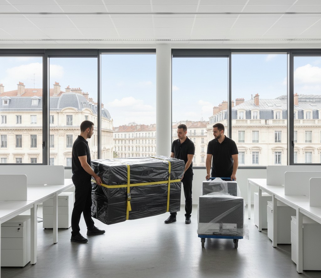 Déménagement d’entreprises à Lyon avec transfert de bureaux