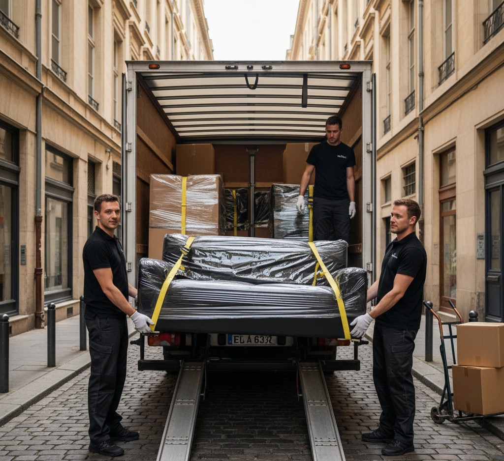 Déménagement Lyon Clermont-Ferrand avec équipe professionnelle