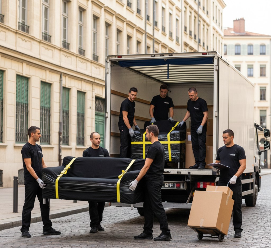 Déménagement Lyon Marseille avec équipe professionnelle