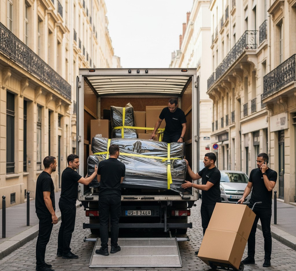 Déménagement Lyon Rennes avec équipe professionnelle