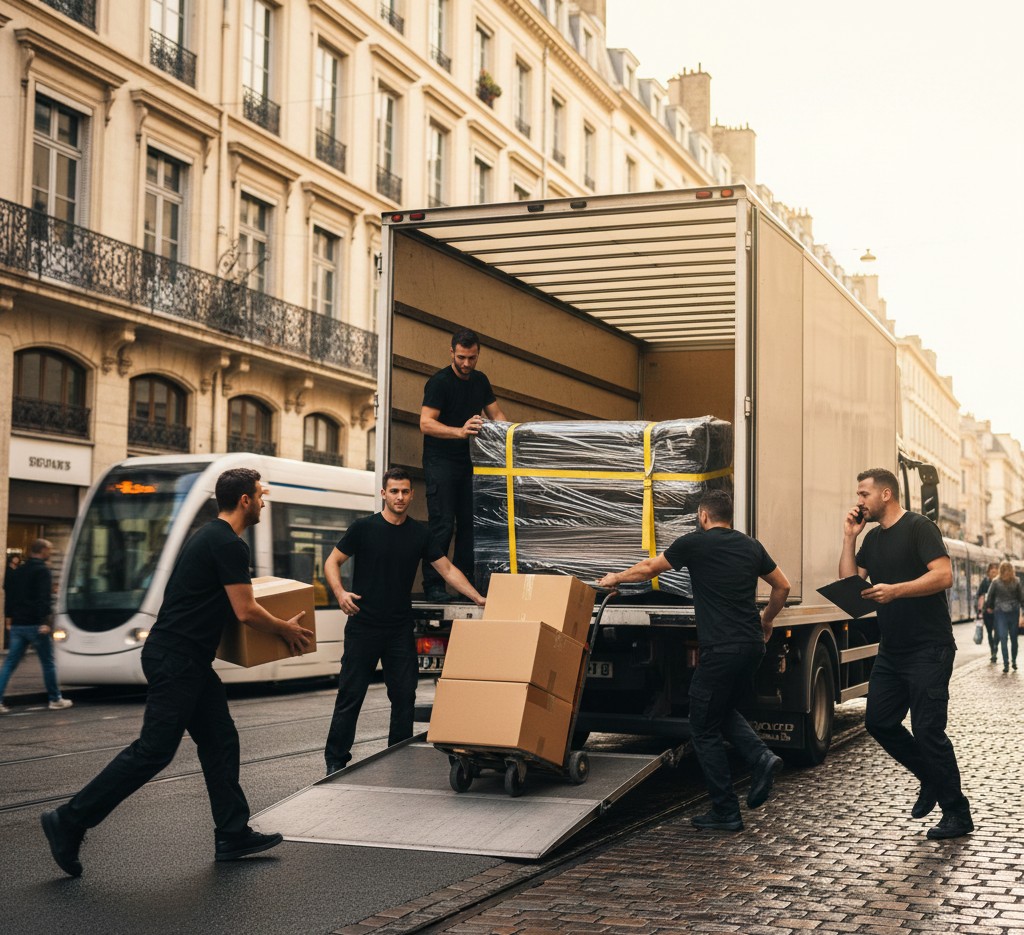 Déménagement urgent à Lyon avec équipe réactive